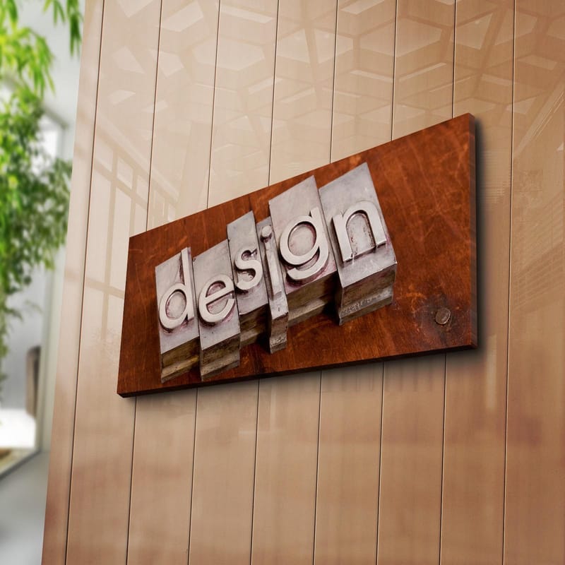 Dekorativ Canvastavla 30x70 cm - Flerfärgad - Inredning & dekor - Tavlor & konst - Canvastavla