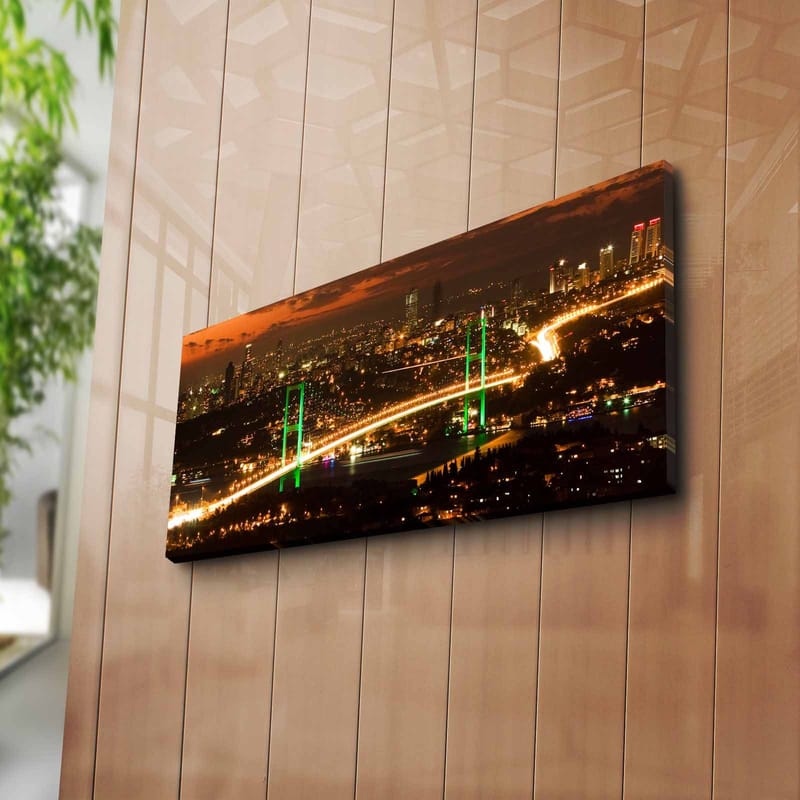 Dekorativ Canvastavla 30x70 cm - Flerfärgad - Inredning & dekor - Tavlor & konst - Canvastavla