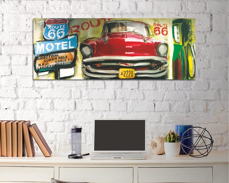 DEKORATIV CANVASTAVLA 30x80 cm Flerfärgad - Inredning & dekor - Tavlor & konst - Canvastavla