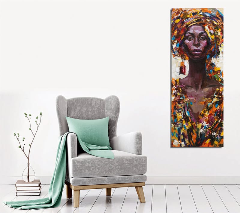 DEKORATIV CANVASTAVLA 30x80 cm Flerfärgad - Inredning & dekor - Tavlor & konst - Canvastavla