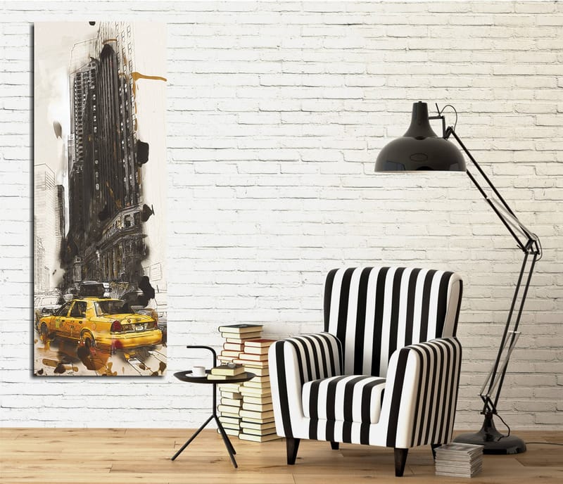 DEKORATIV CANVASTAVLA 30x80 cm Flerfärgad - Inredning & dekor - Tavlor & konst - Canvastavla