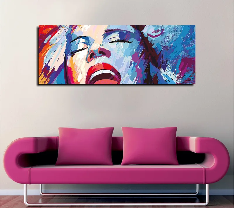 Dekorativ Canvastavla 30x80 cm, Flerfärgad