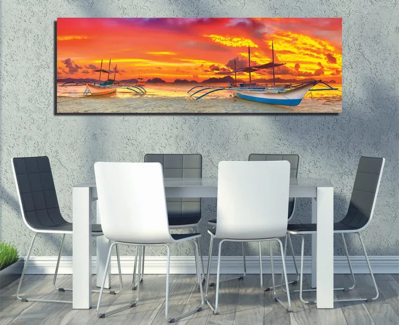 Dekorativ Canvastavla 30x80 cm, Flerfärgad