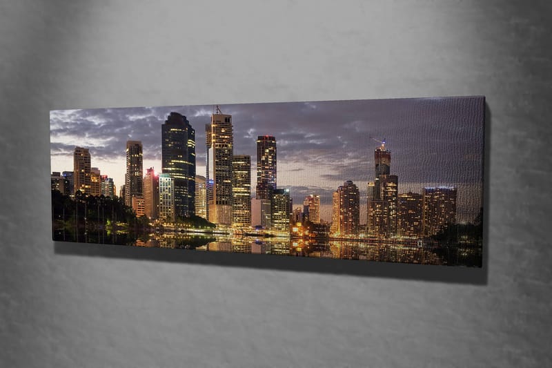 Dekorativ Canvastavla 30x80 cm - Flerfärgad - Inredning & dekor - Tavlor & konst - Canvastavla