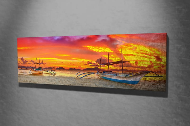 Dekorativ Canvastavla 30x80 cm - Flerfärgad - Inredning & dekor - Tavlor & konst - Canvastavla