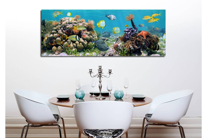 Dekorativ Canvastavla 30x80 cm - Flerfärgad - Inredning & dekor - Tavlor & konst - Canvastavla