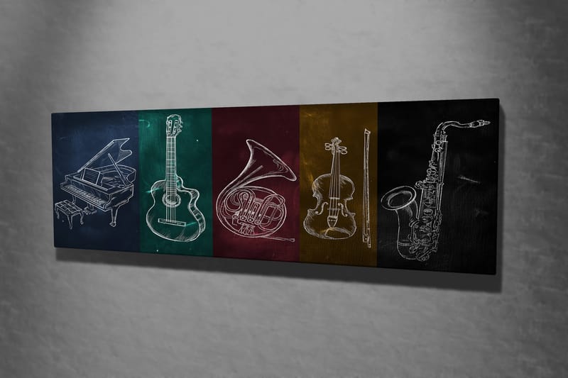 Dekorativ Canvastavla 30x80 cm - Flerfärgad - Inredning & dekor - Tavlor & konst - Canvastavla