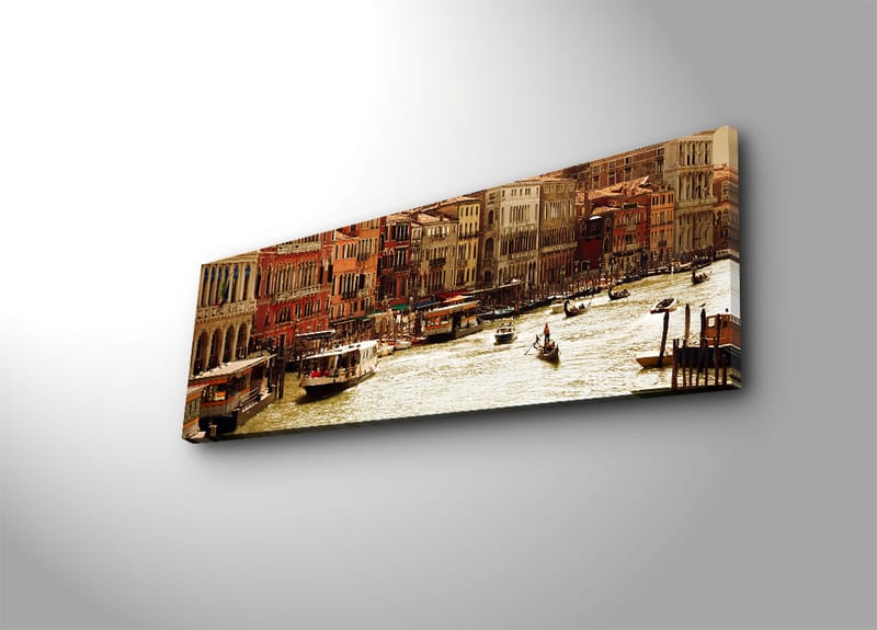 DEKORATIV CANVASTAVLA 30x90 cm Flerfärgad - Inredning & dekor - Tavlor & konst - Canvastavla