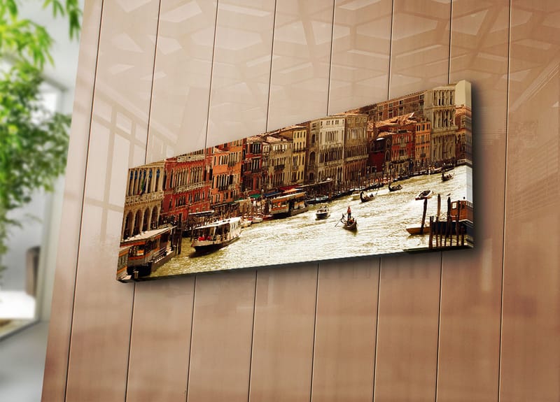 DEKORATIV CANVASTAVLA 30x90 cm Flerfärgad - Inredning & dekor - Tavlor & konst - Canvastavla