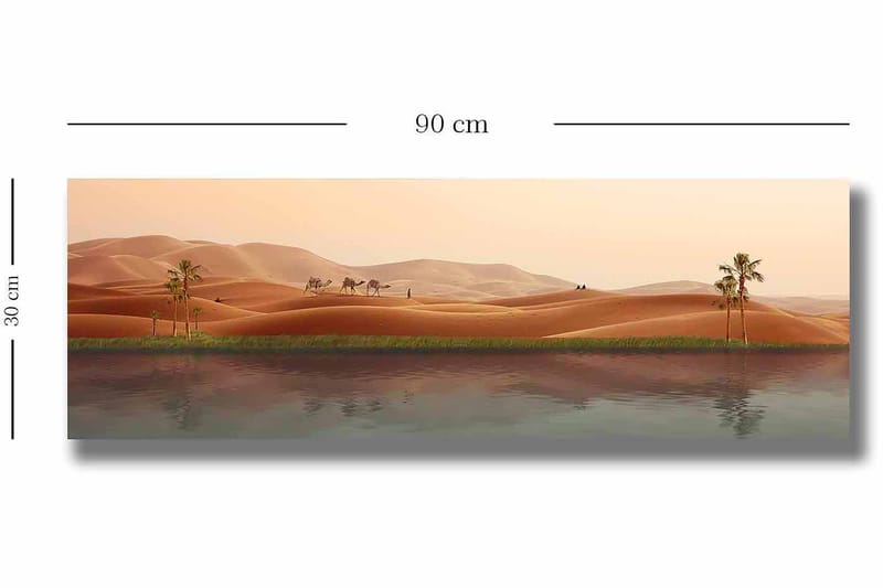 DEKORATIV CANVASTAVLA 30x90 cm Flerfärgad - Inredning & dekor - Tavlor & konst - Canvastavla