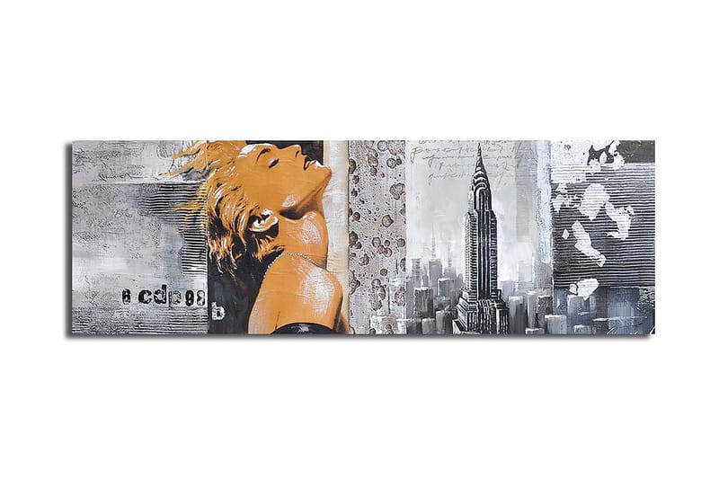 DEKORATIV CANVASTAVLA 30x90 cm Flerfärgad - Inredning & dekor - Tavlor & konst - Canvastavla