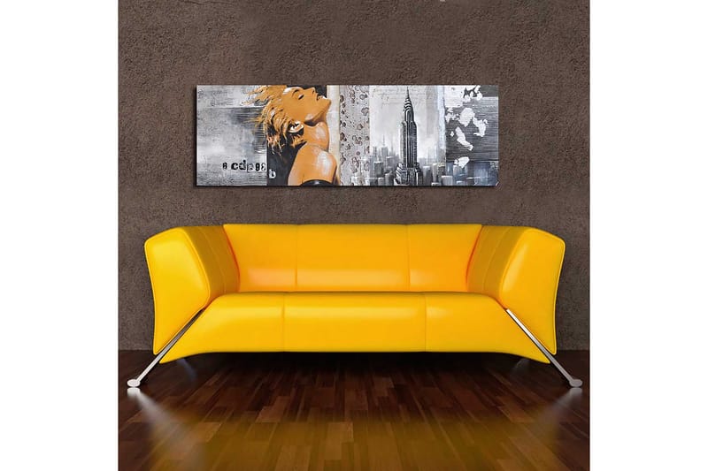 DEKORATIV CANVASTAVLA 30x90 cm Flerfärgad - Inredning & dekor - Tavlor & konst - Canvastavla