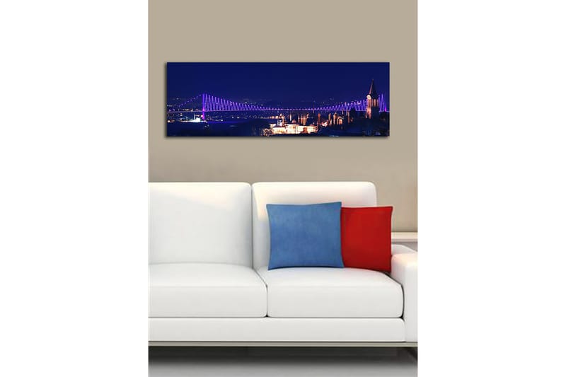 DEKORATIV CANVASTAVLA 30x90 cm Flerfärgad - Inredning & dekor - Tavlor & konst - Canvastavla