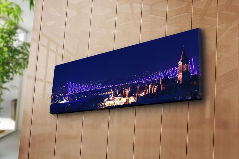DEKORATIV CANVASTAVLA 30x90 cm Flerfärgad - Inredning & dekor - Tavlor & konst - Canvastavla