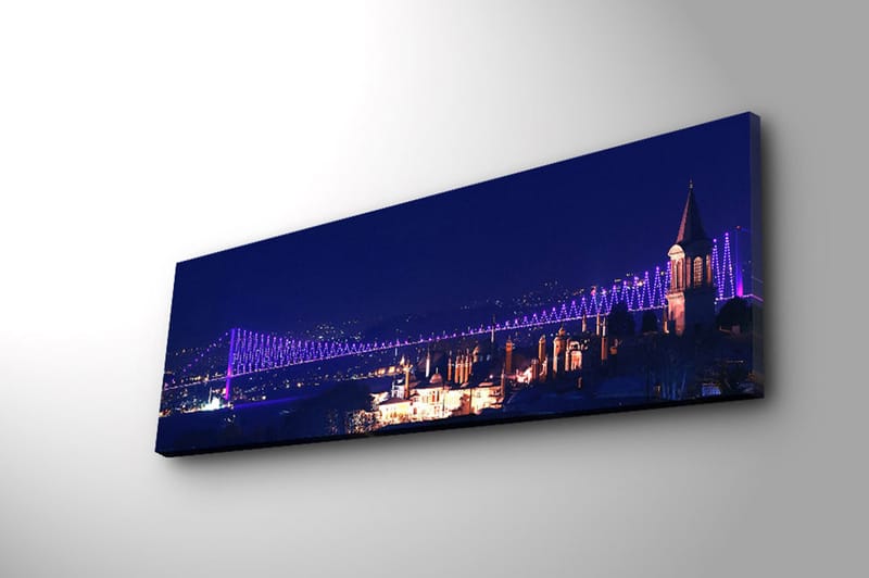 DEKORATIV CANVASTAVLA 30x90 cm Flerfärgad - Inredning & dekor - Tavlor & konst - Canvastavla
