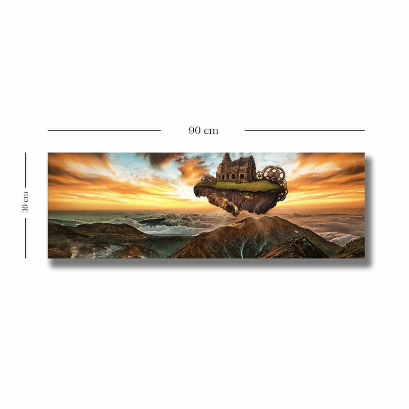 DEKORATIV CANVASTAVLA 30x90 cm Flerfärgad - Inredning & dekor - Tavlor & konst - Canvastavla