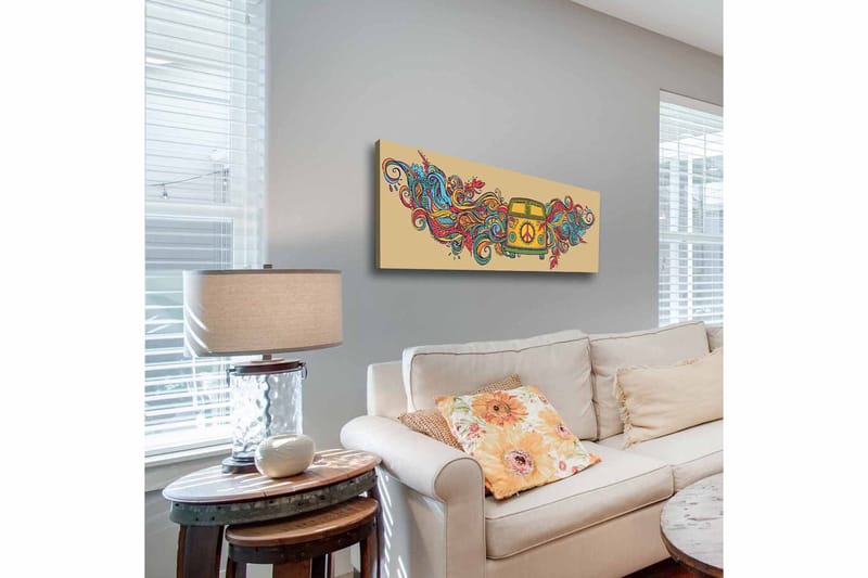 Dekorativ Canvastavla 30x90 cm - Flerfärgad - Inredning & dekor - Tavlor & konst - Canvastavla