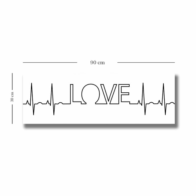 Dekorativ Canvastavla 30x90 cm - Flerfärgad - Inredning & dekor - Tavlor & konst - Canvastavla