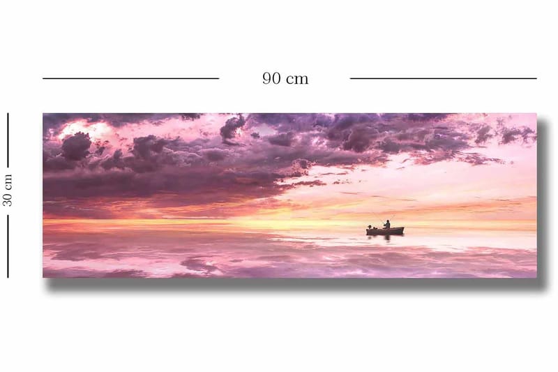 Dekorativ Canvastavla 30x90 cm - Flerfärgad - Inredning & dekor - Tavlor & konst - Canvastavla