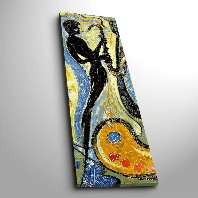 Dekorativ Canvastavla 30x90 cm, Flerfärgad