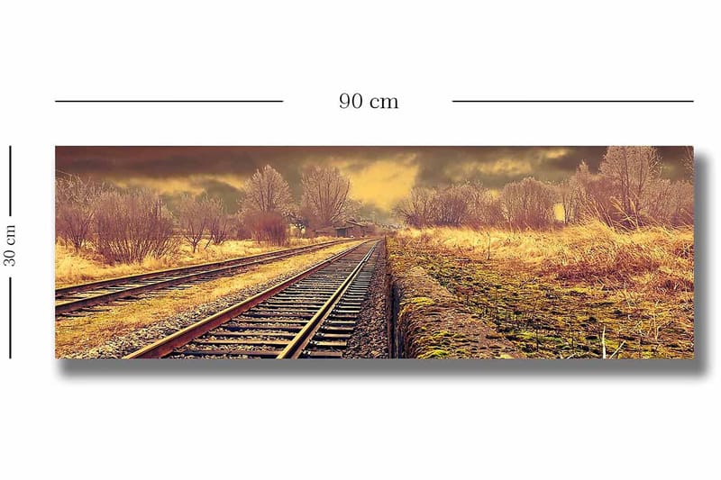Dekorativ Canvastavla 30x90 cm - Flerfärgad - Inredning & dekor - Tavlor & konst - Canvastavla
