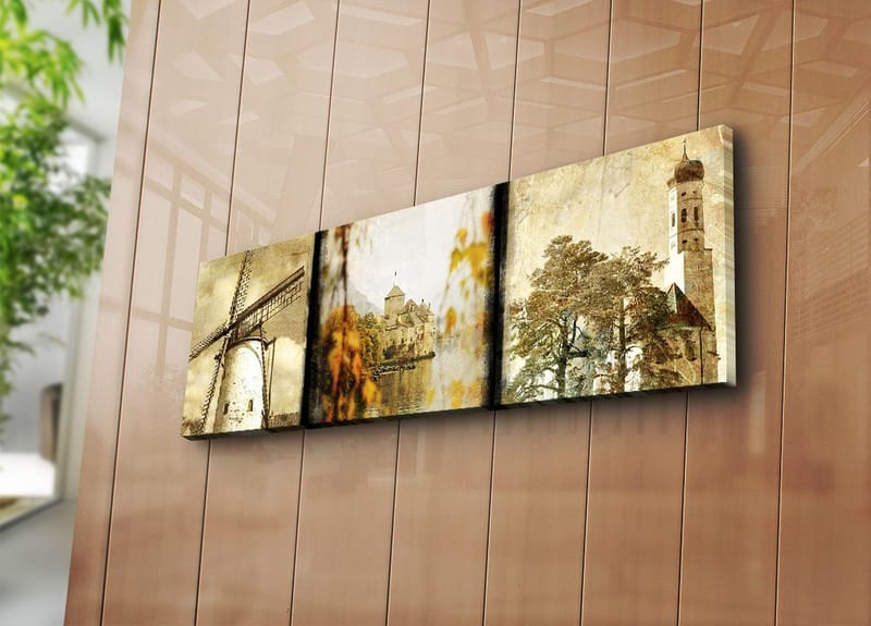 Dekorativ Canvastavla 30x90 cm - Flerfärgad - Inredning & dekor - Tavlor & konst - Canvastavla