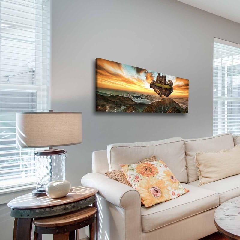 Dekorativ Canvastavla 30x90 cm - Flerfärgad - Inredning & dekor - Tavlor & konst - Canvastavla