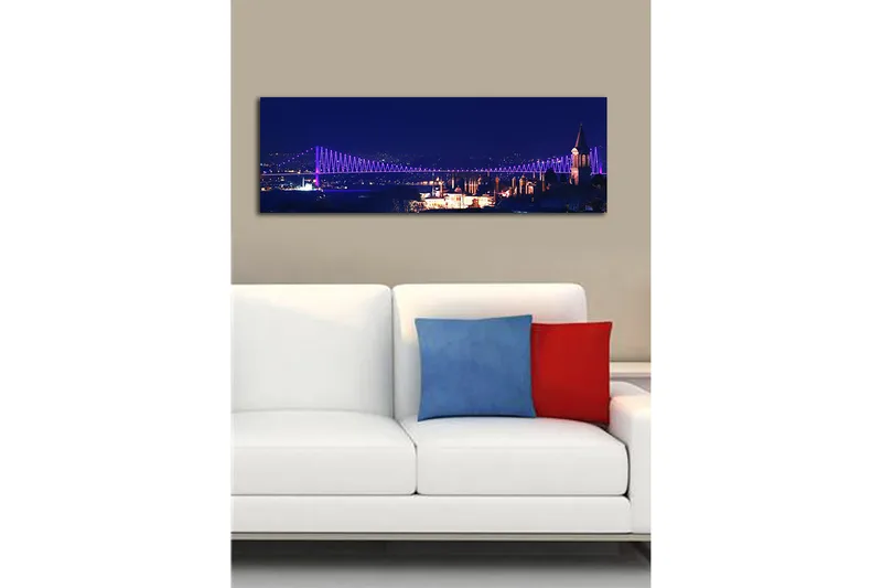 Dekorativ Canvastavla 30x90 cm - Flerfärgad - Inredning & dekor - Tavlor & konst - Canvastavla