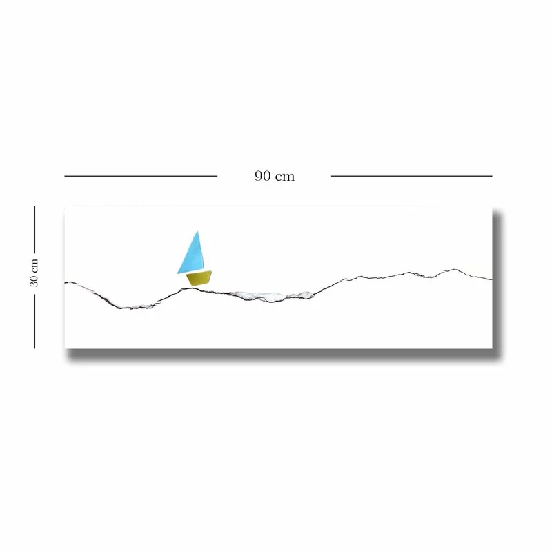 Dekorativ Canvastavla 30x90 cm - Flerfärgad - Inredning & dekor - Tavlor & konst - Canvastavla