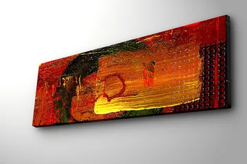 Dekorativ Canvastavla 30x90 cm - Flerfärgad - Inredning & dekor - Tavlor & konst - Canvastavla
