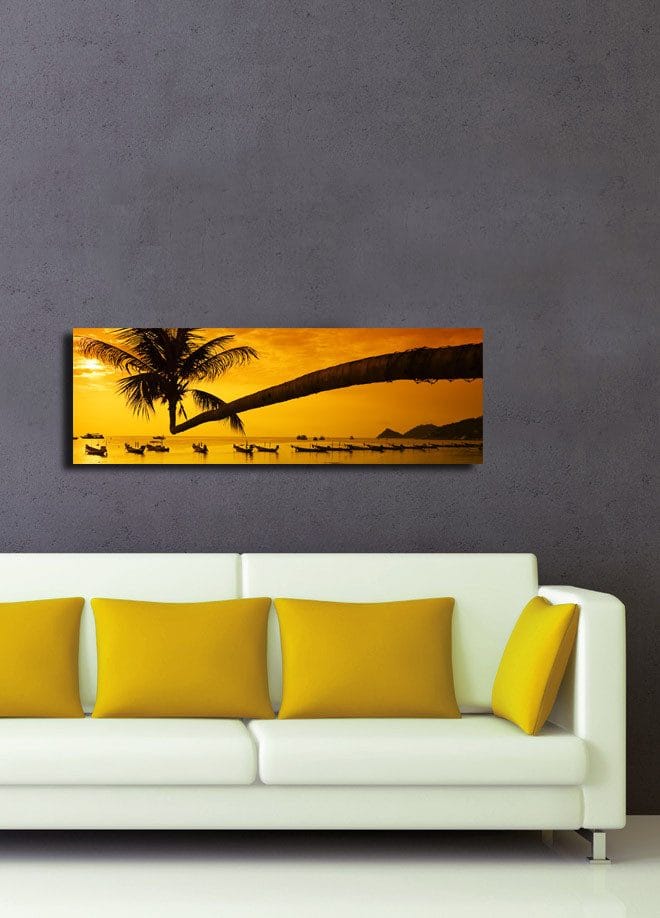 Dekorativ Canvastavla 30x90 cm - Flerfärgad - Inredning & dekor - Tavlor & konst - Canvastavla