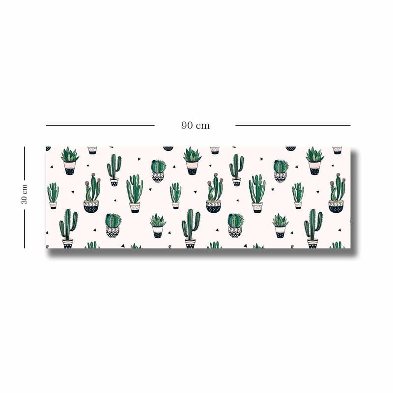 Dekorativ Canvastavla 30x90 cm - Flerfärgad - Inredning & dekor - Tavlor & konst - Canvastavla