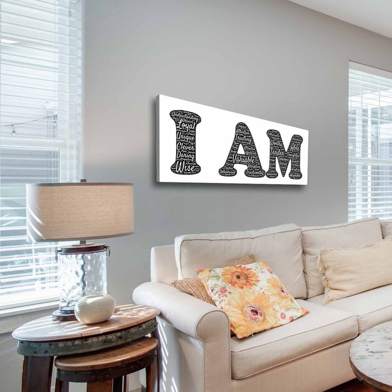 Dekorativ Canvastavla 30x90 cm - Flerfärgad - Inredning & dekor - Tavlor & konst - Canvastavla