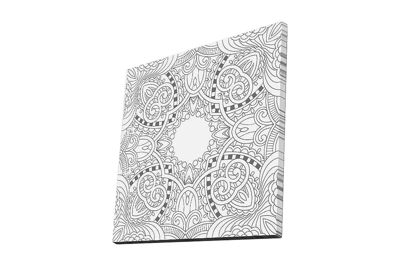 DEKORATIV CANVASTAVLA 45x45 cm Flerfärgad - Inredning & dekor - Tavlor & konst - Canvastavla
