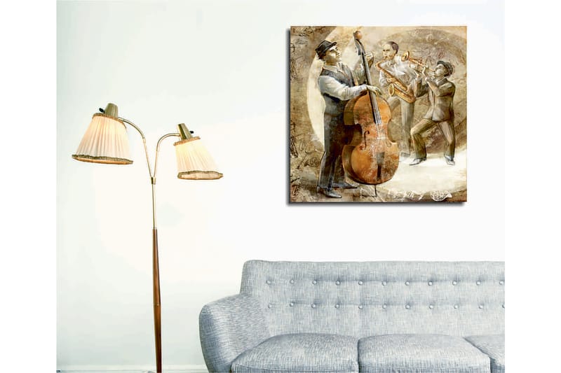 DEKORATIV CANVASTAVLA 45x45 cm Flerf�ärgad - Inredning & dekor - Tavlor & konst - Canvastavla