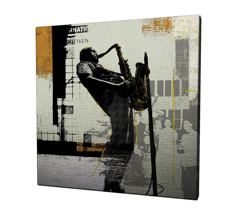 DEKORATIV CANVASTAVLA 45x45 cm Flerf�ärgad - Inredning & dekor - Tavlor & konst - Canvastavla