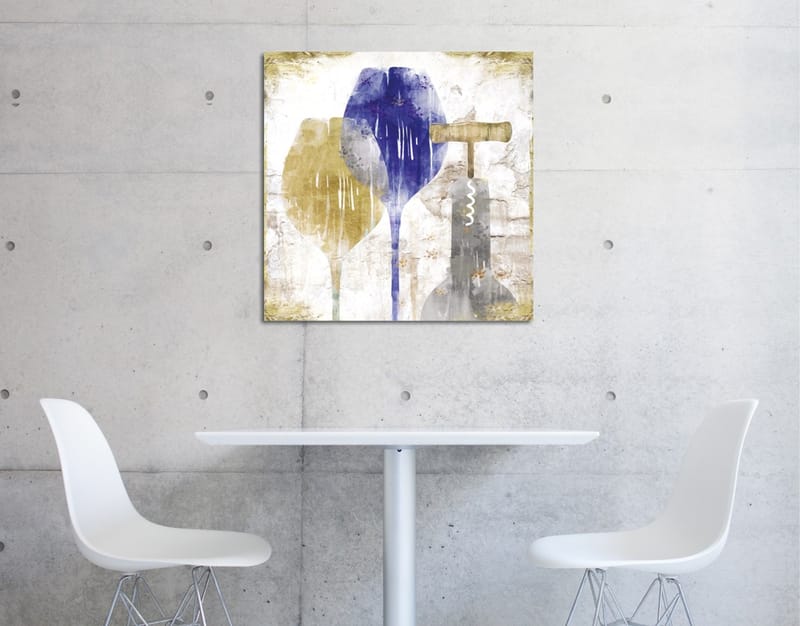 DEKORATIV CANVASTAVLA 45x45 cm Flerfärgad - Inredning & dekor - Tavlor & konst - Canvastavla