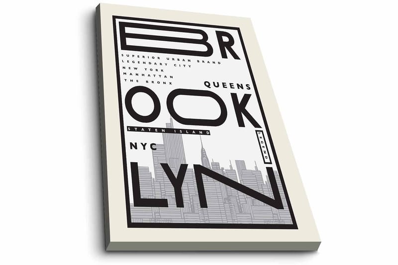 Dekorativ Canvastavla 45x70 cm - Flerfärgad - Inredning & dekor - Tavlor & konst - Canvastavla