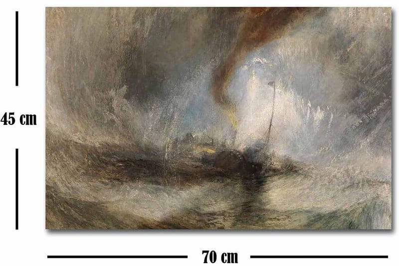 Dekorativ Canvastavla 45x70 cm - Flerfärgad - Inredning & dekor - Tavlor & konst - Canvastavla