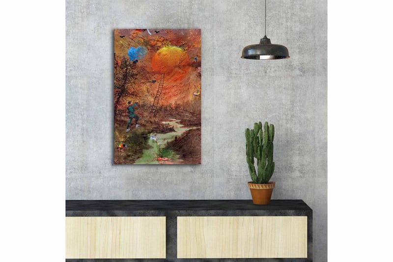 Dekorativ Canvastavla 45x70 cm - Flerfärgad - Inredning & dekor - Tavlor & konst - Canvastavla