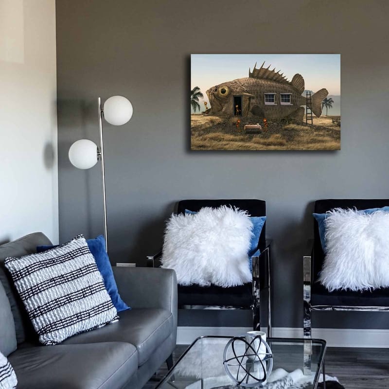 Dekorativ Canvastavla 45x70 cm - Flerfärgad - Inredning & dekor - Tavlor & konst - Canvastavla