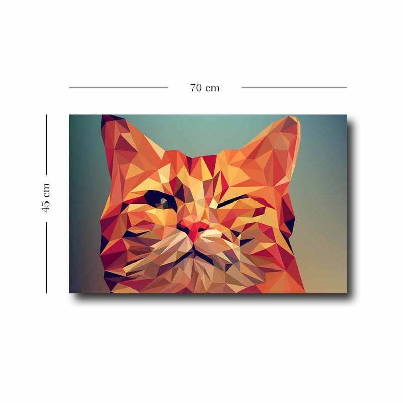 Dekorativ Canvastavla 45x70 cm - Flerfärgad - Inredning & dekor - Tavlor & konst - Canvastavla