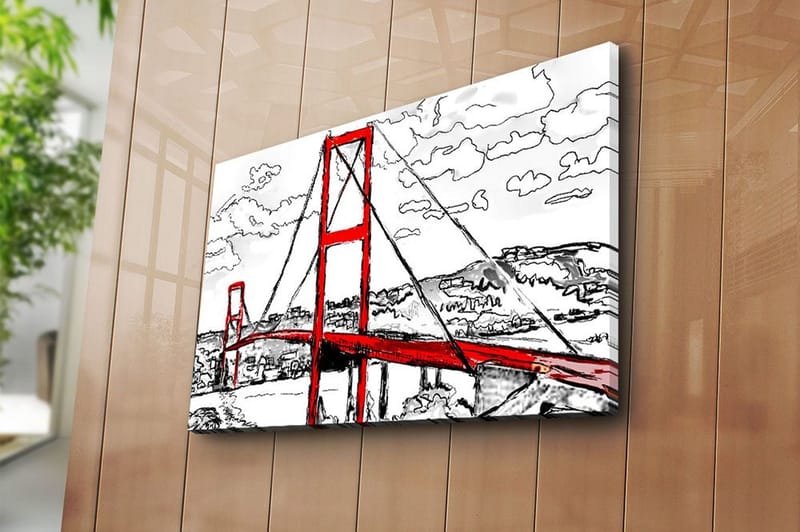 Dekorativ Canvastavla 45x70 cm - Flerfärgad - Inredning & dekor - Tavlor & konst - Canvastavla