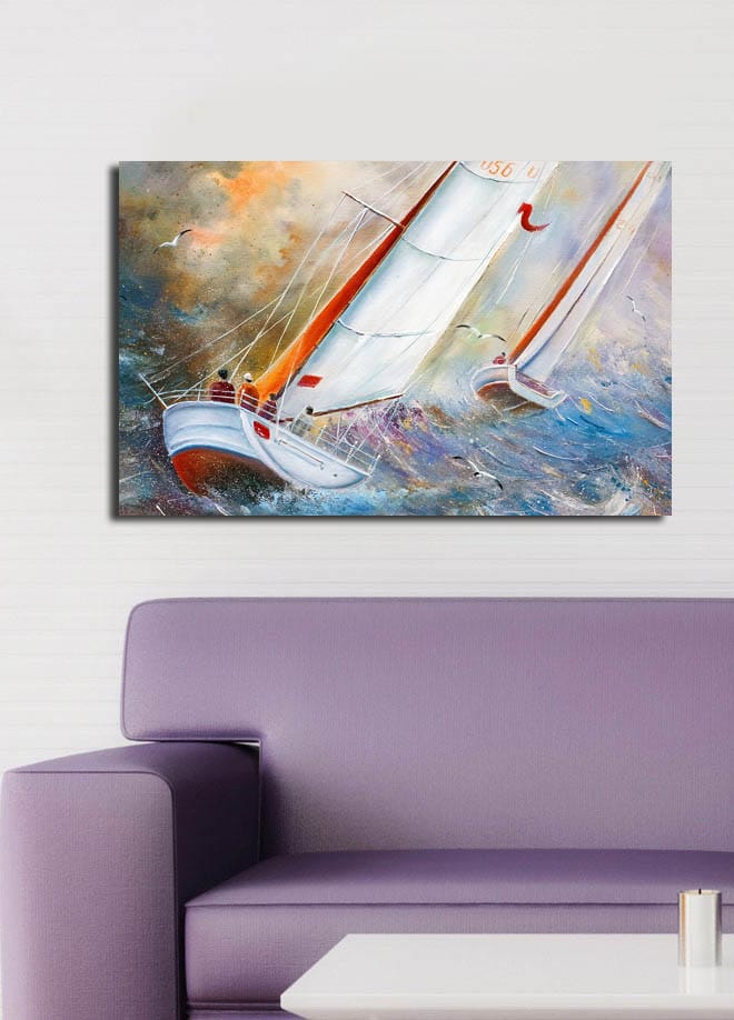 DEKORATIV CANVASTAVLA 45x70 cm Flerfärgad - Inredning & dekor - Tavlor & konst - Canvastavla