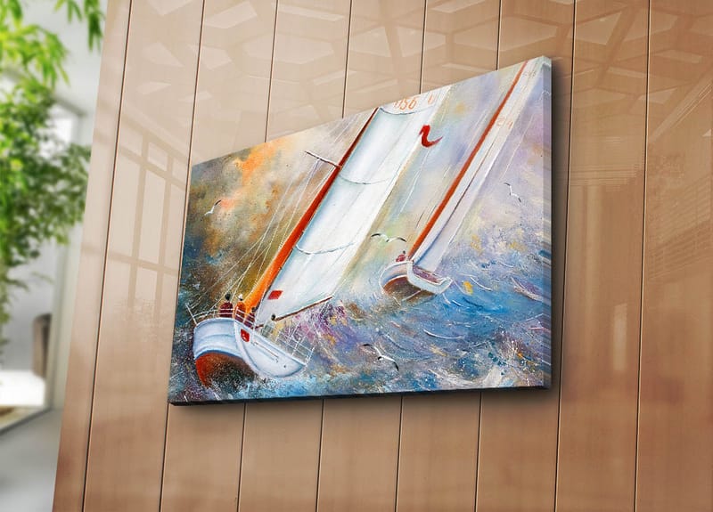 DEKORATIV CANVASTAVLA 45x70 cm Flerfärgad - Inredning & dekor - Tavlor & konst - Canvastavla