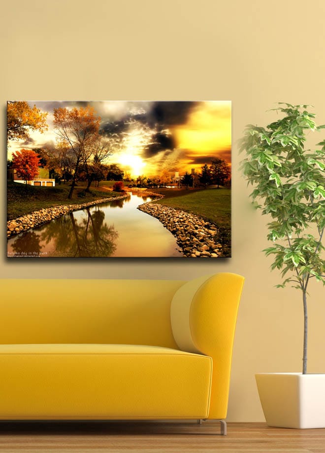 DEKORATIV CANVASTAVLA 45x70 cm Flerfärgad - Inredning & dekor - Tavlor & konst - Canvastavla