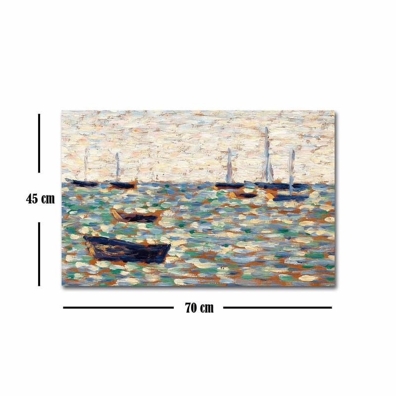 DEKORATIV CANVASTAVLA 45x70 cm Flerfärgad - Inredning & dekor - Tavlor & konst - Canvastavla