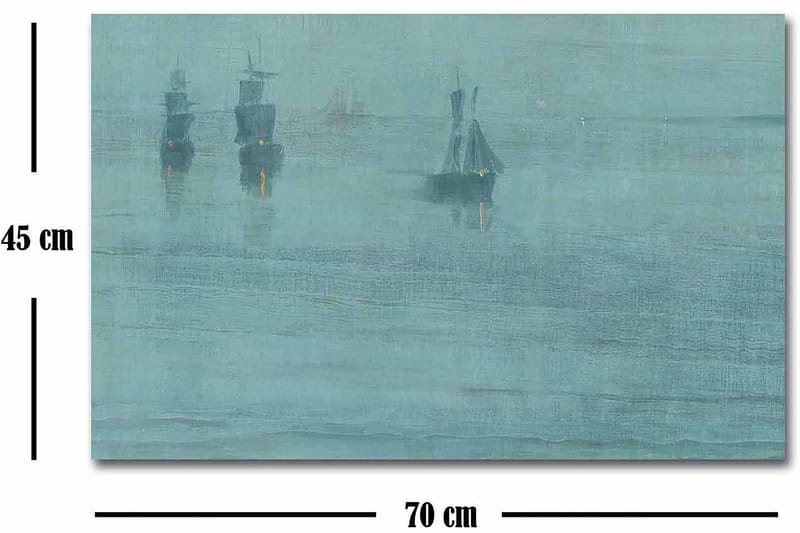 DEKORATIV CANVASTAVLA 45x70 cm Flerfärgad - Inredning & dekor - Tavlor & konst - Canvastavla