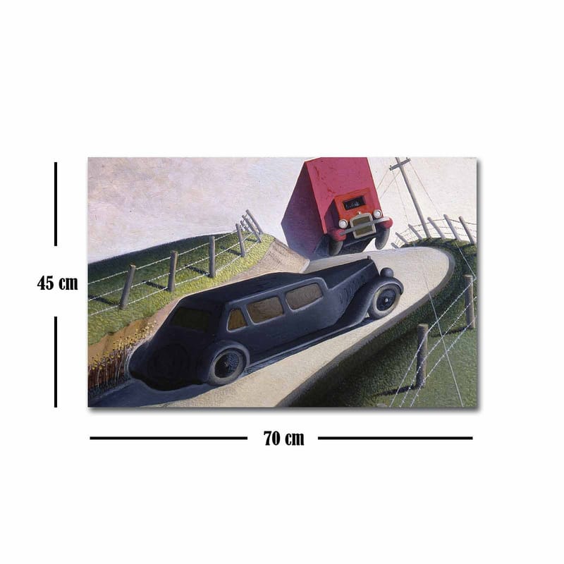 DEKORATIV CANVASTAVLA 45x70 cm Flerfärgad - Inredning & dekor - Tavlor & konst - Canvastavla