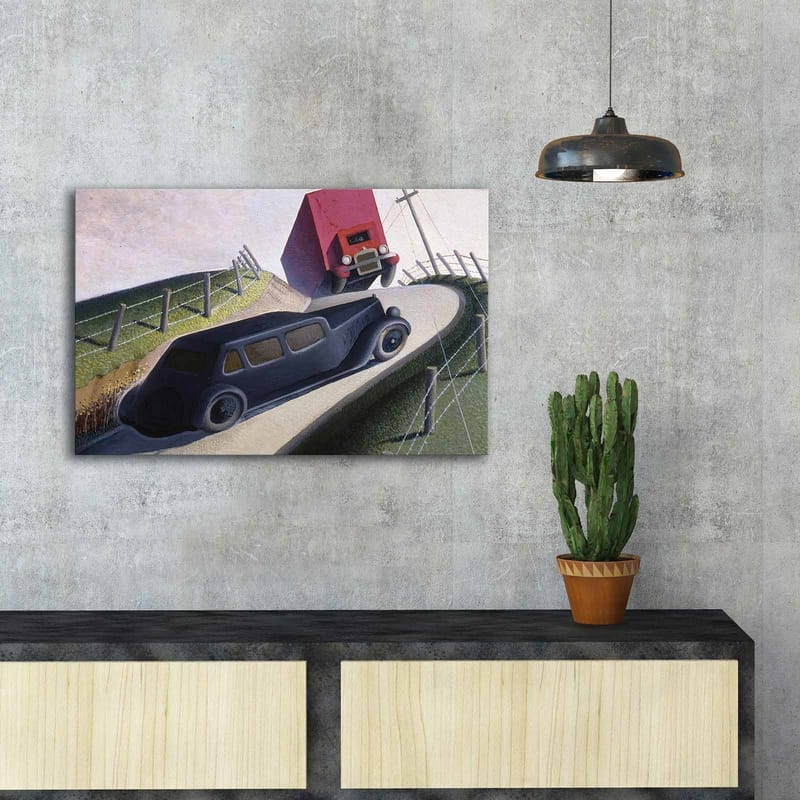 DEKORATIV CANVASTAVLA 45x70 cm Flerfärgad - Inredning & dekor - Tavlor & konst - Canvastavla